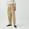 Cotton Linen Pleat Front Trouser, Whey