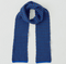 Micro Cable Wool Scarf, Cobalt/Prune
