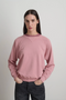 Arena Crewneck, Pink Overdye
