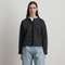 Snap Cardigan, Vintage Black Overdye