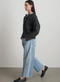 Snap Cardigan, Vintage Black Overdye