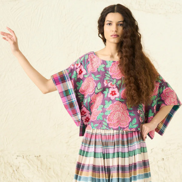 Mira Top, Rosette Plum