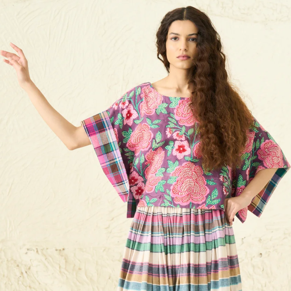 Mira Top, Rosette Plum