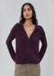 Bear Zip Up, Purple