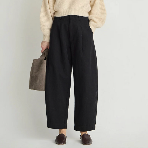 Bari Crop Trouser, Black