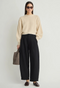 Bari Crop Trouser, Black