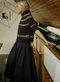 Lofty Alpaca Sweater, Sprig Jacquard