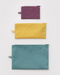 Flat Pouch Set, Jewel Mix