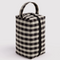 Dopp Kit, Black + Cream Gingham