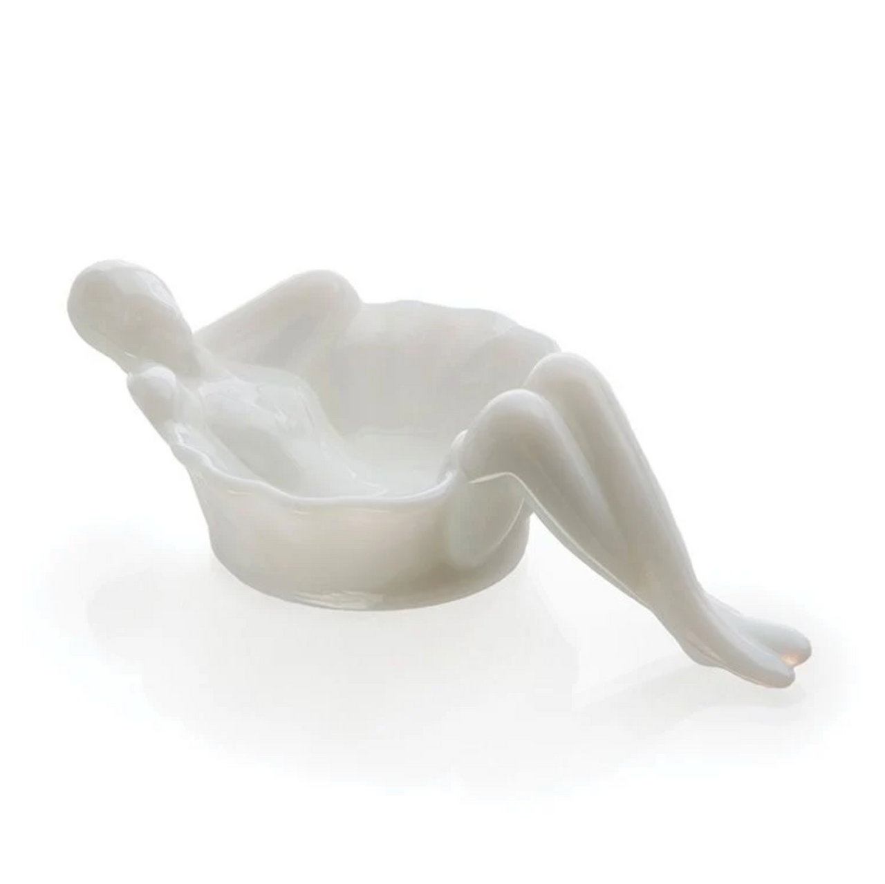 Bathing Beauty, Milk Glass