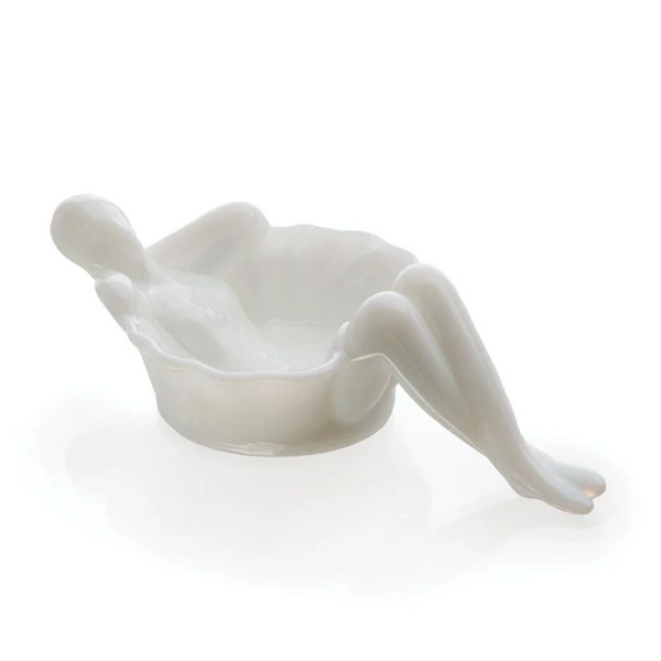 Bathing Beauty, Milk Glass