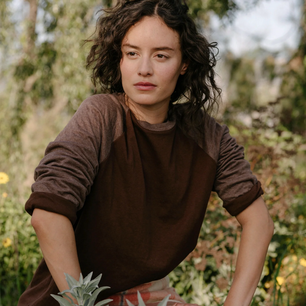 Boxy Raglan, Brown