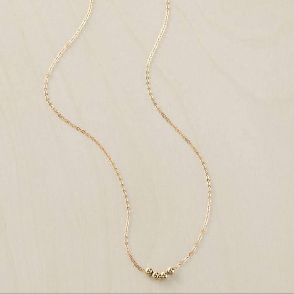 Sphere Necklace | Gold Fill