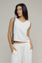 Teton Tank, Washed White