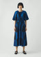 Sobremesa Cotton Ikat Dress, Bright Blue