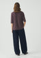 Cleo Stripe Cotton Tee, Provencal Blue/Multi