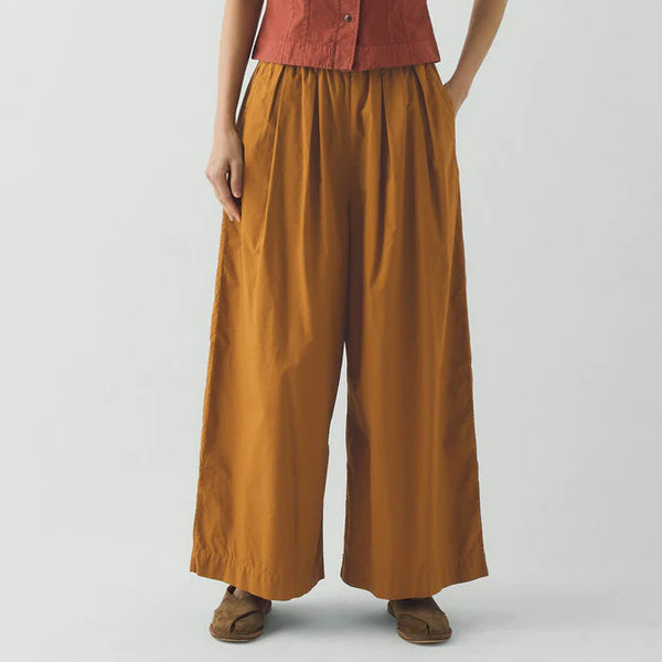 Pleated Poplin Trousers, Dahl
