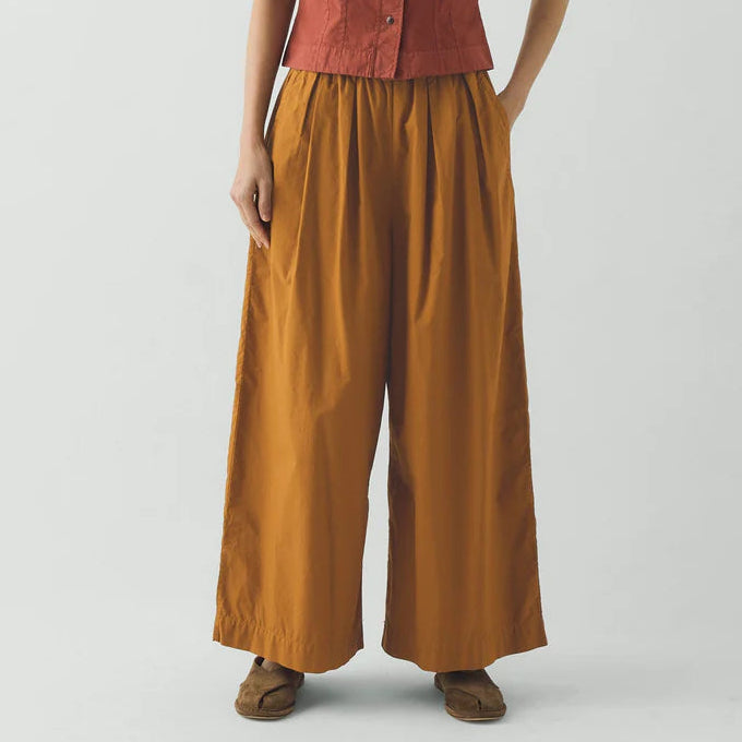 Pleated Poplin Trousers, Dahl