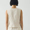 Poplin Top, Ecru