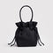 Nylon Drawstring Bag, Black