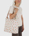 Horizontal Zip Duck Bag, Painted Wildflower
