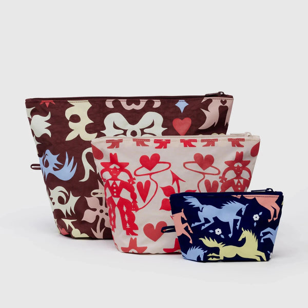 Go Pouch Set, Western Cut Outs