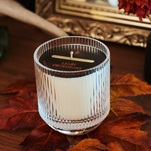 Dry Leaves and Cardamom Candle