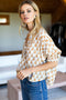 Mandarin Collar Top, Little Marigolds