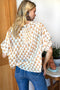 Mandarin Collar Top, Little Marigolds