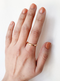 Boyfriend Notch Ring, Gold